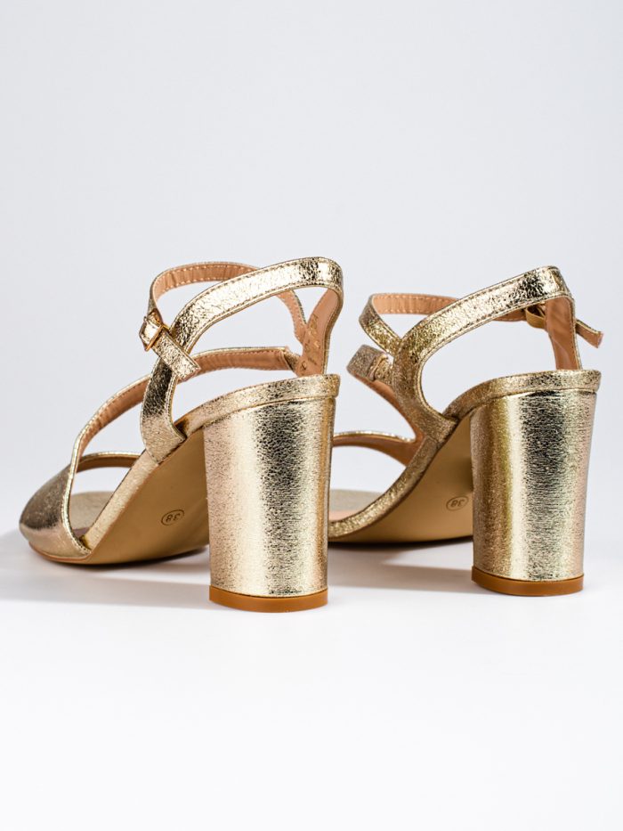 Elegantiški moteriški auksiniai Shelovet sandalai Aukštakulniai 2Batai.LT - el.parduotuvė avalynės 9