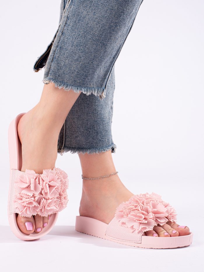 Rožinės šlepetės ant platformos Shelovet Moteriški batai 2Batai.LT - el.parduotuvė avalynės 5