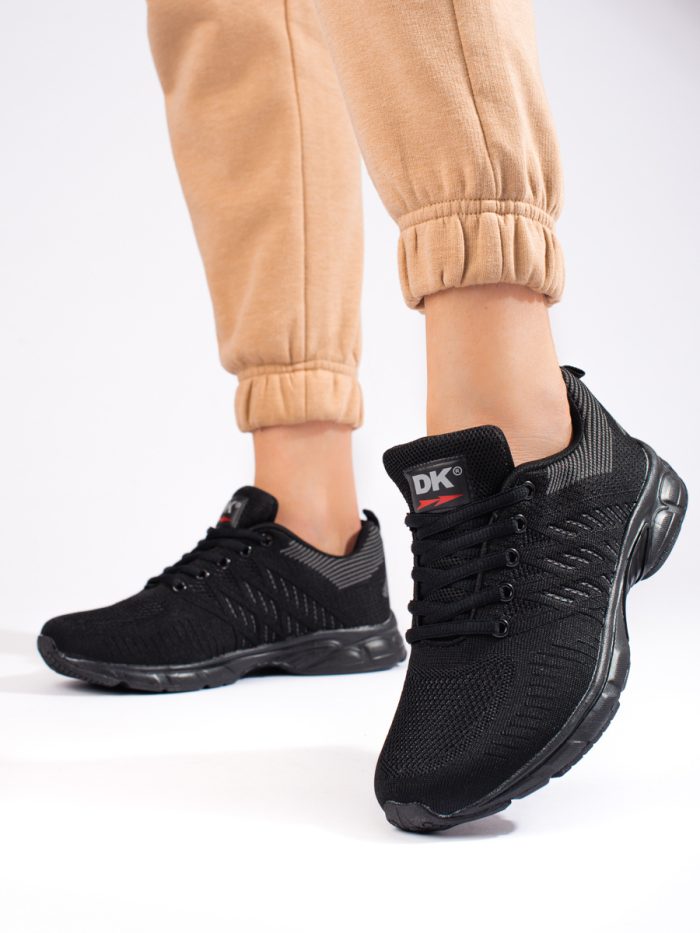 DK moteriški juodi tekstiliniai sportiniai batai Moteriški batai 2Batai.LT - el.parduotuvė avalynės 4