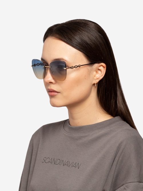 Elegantiški žali akiniai nuo saulės Aksesuarai 2Batai.LT - el.parduotuvė avalynės