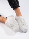 Balti moteriški sportiniai bateliai Moteriški batai 2Batai.LT - el.parduotuvė avalynės