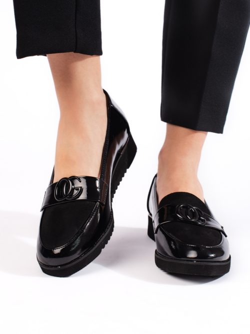 Elegantiški moteriški juodieji bateliai Įmaunami batai pavasariui/vasarai/rudeniui 2Batai.LT - el.parduotuvė avalynės